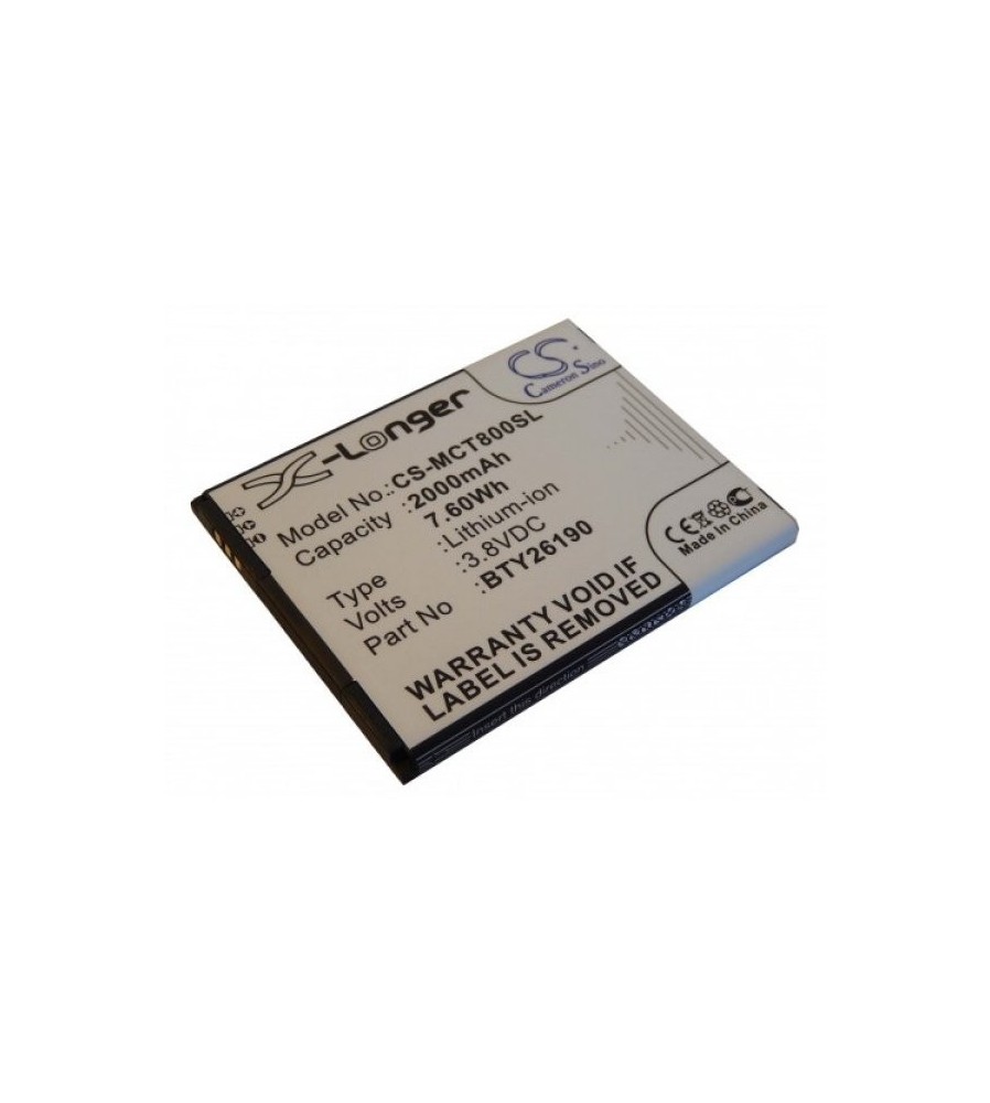 CellePhone Batteria Compatibile Per Elson Mobistel Cynus T1 (BTY26179) - 1980 MAh, Sostitutiva