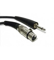 Cabo XLR Fêmea/Jack 6.5mm...