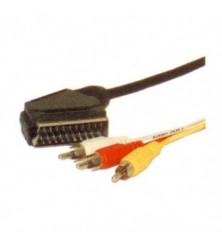 CABO SCART MACHO / 3RCA...