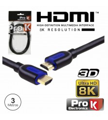 Cabo Dourado HDMI 2.1 8K (3...