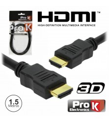 Cabo HDMI Dourado Macho /...