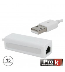 Cabo adaptador USB / RJ45...