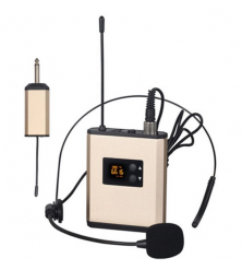 Microfone Headset S/ Fios UHF