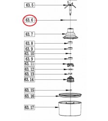 Anel de vedação (peça 63.6)