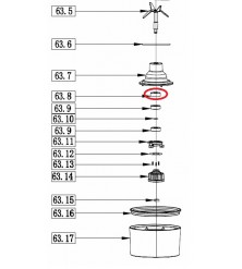 O-ring (peça 63.8)