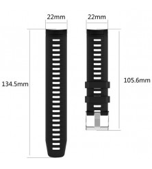 Pulseira 22mm (Preta -...
